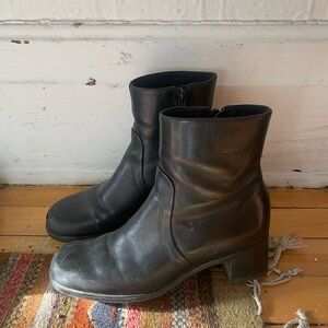 Naturalizer Black Ankle Booties